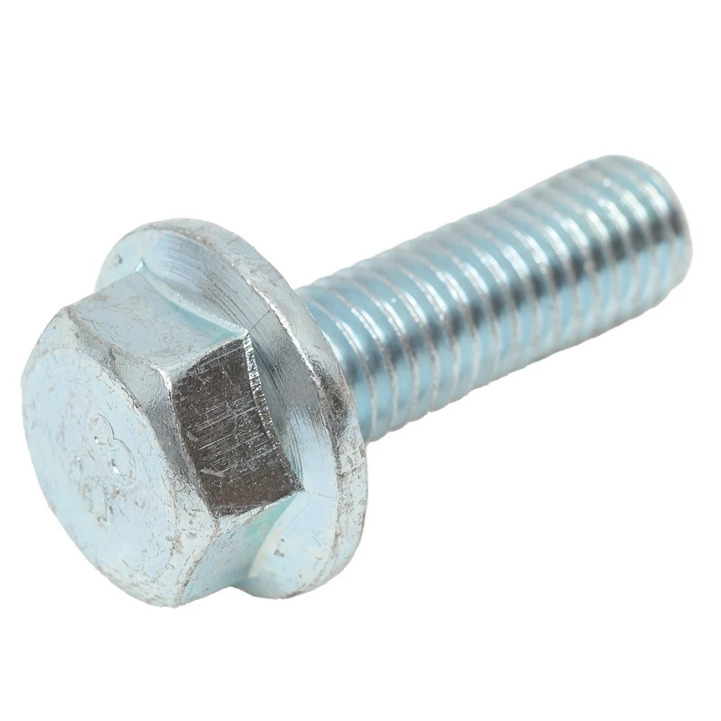 Болт с фланцем М8х25 мм DIN 6921, класс прочности 8.8, оцинкованный, 6 штук в упаковке