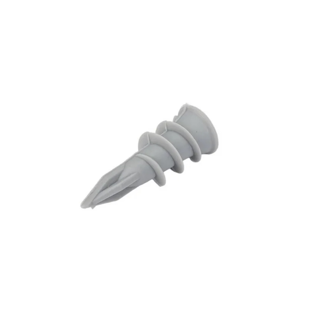 Дюбель для гипсокартона Жесть Driva УТ-00008580, нейлон, со сверлом, с шурупом, 14х32 мм, в упаковке 10 штук