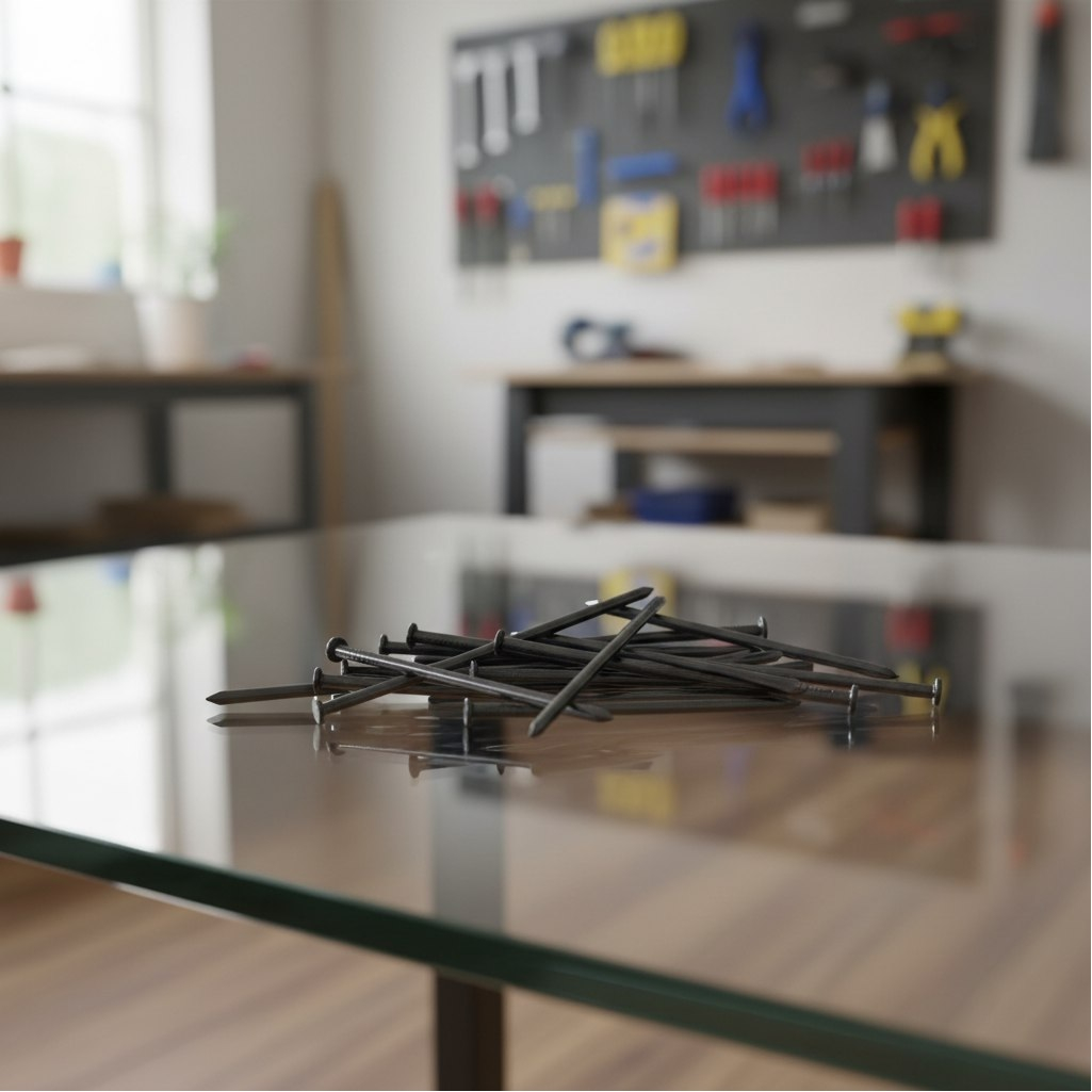 Гвоздь черный строительный, плоская головка, длина 20-300 мм, 1 кг