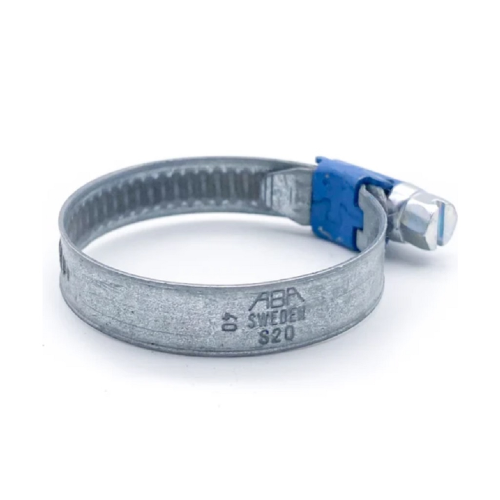 Хомут червячный обжимной ABA 08116108032, 26-38 мм, 9 мм №40, стальной