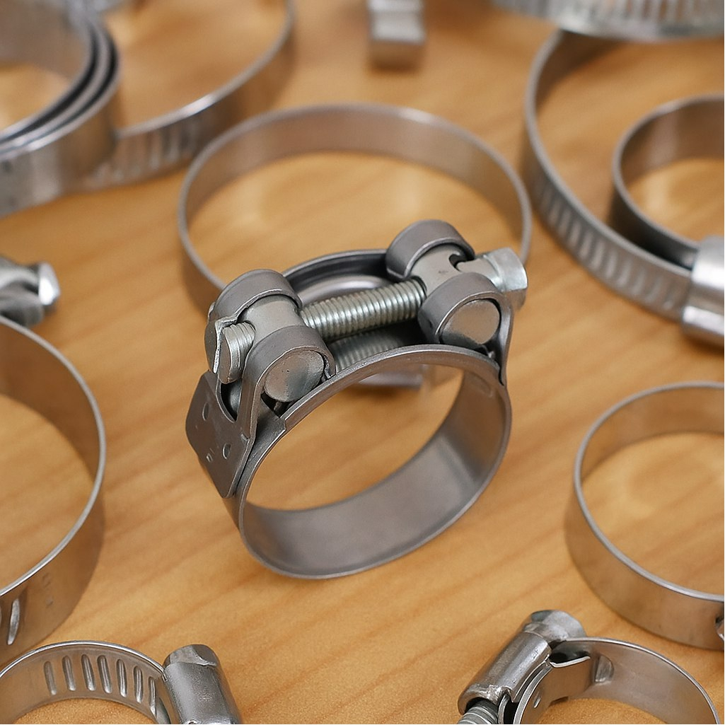 Хомут силовой Robust SIL20-22RB24, стальной, диаметр 20-22 мм