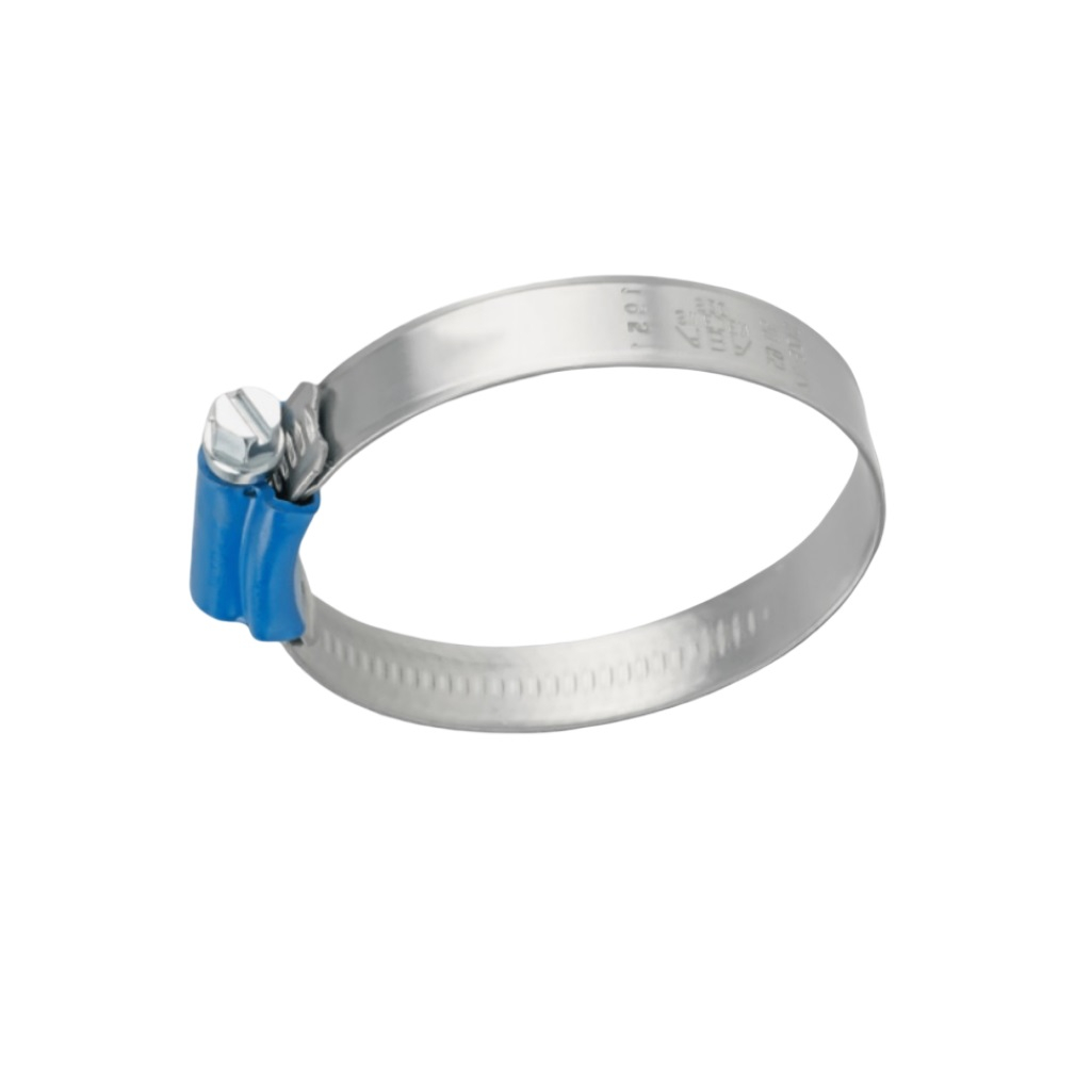 Хомут червячный обжимной ABA Original 08134001067, 58-75, 12 мм, стальной