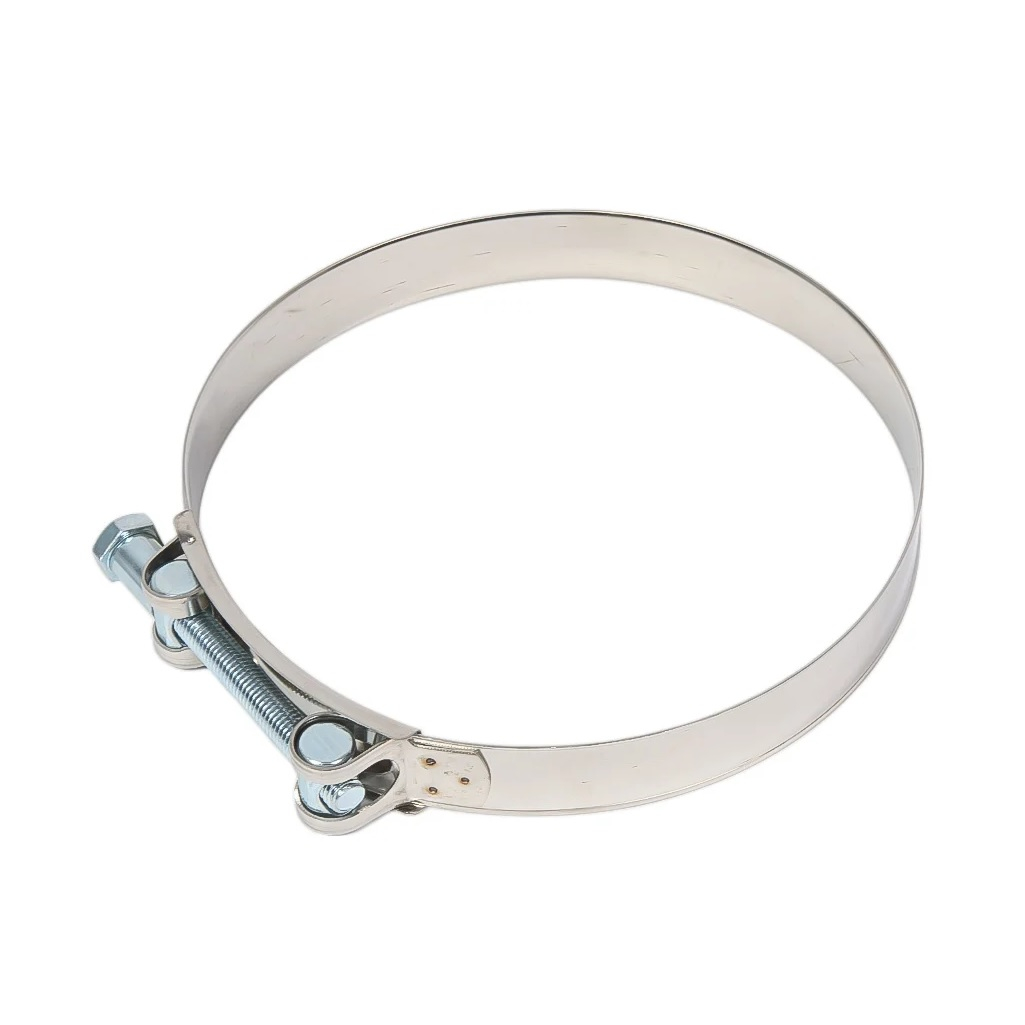 Хомут силовой, шарнирный, нержавеющая сталь, диаметр 175-187 мм