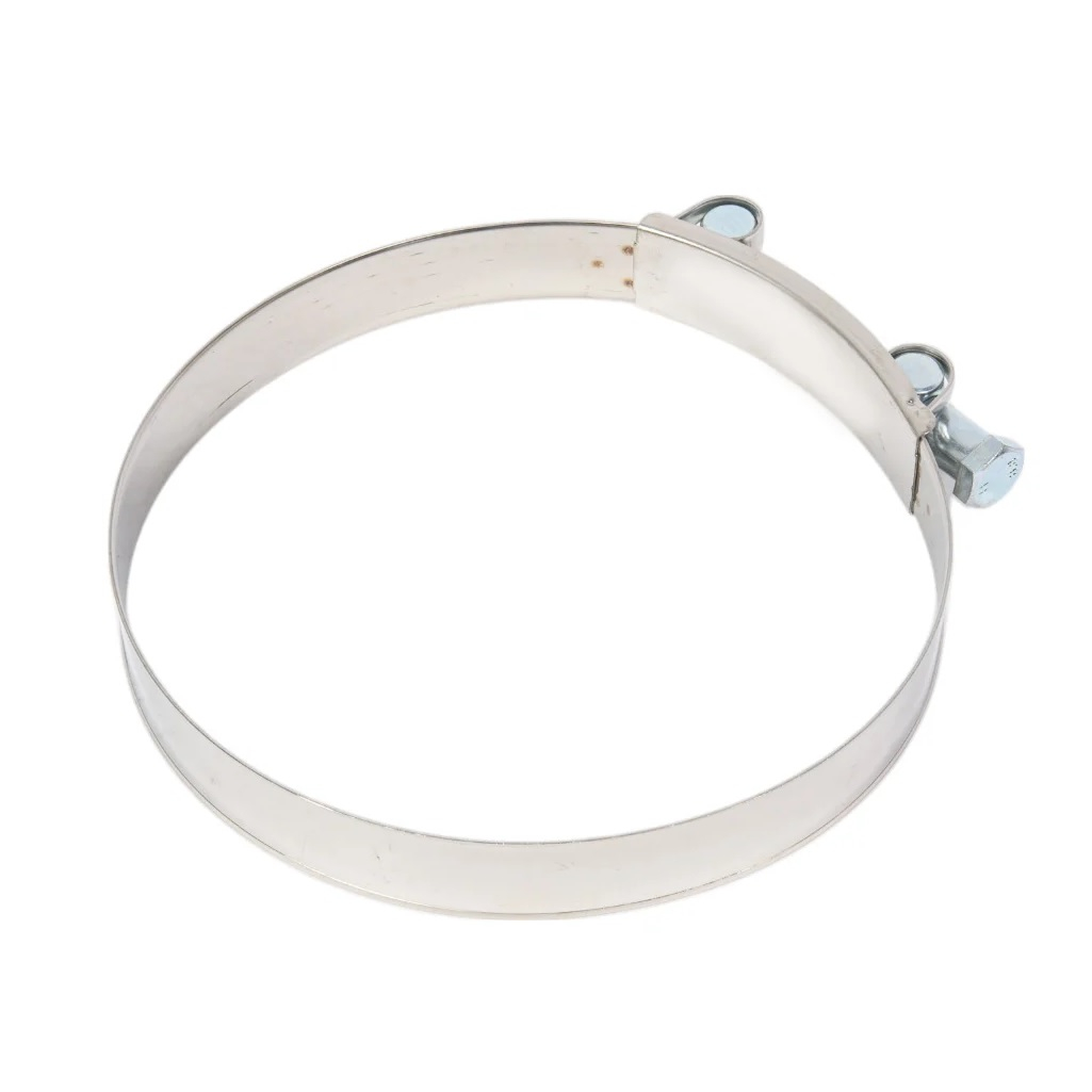 Хомут силовой, шарнирный, нержавеющая сталь, диаметр 175-187 мм