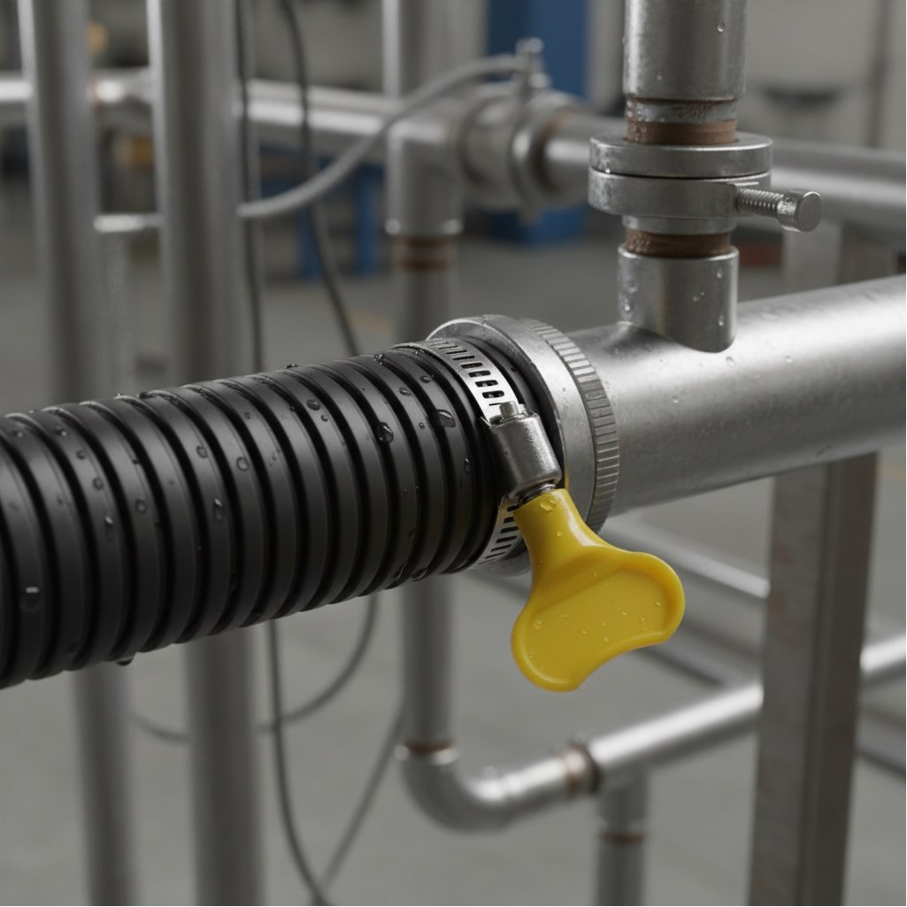 Хомут-бабочка червячный Park 101194, нержавеющая сталь, 20-32 мм, в упаковке 2 штуки