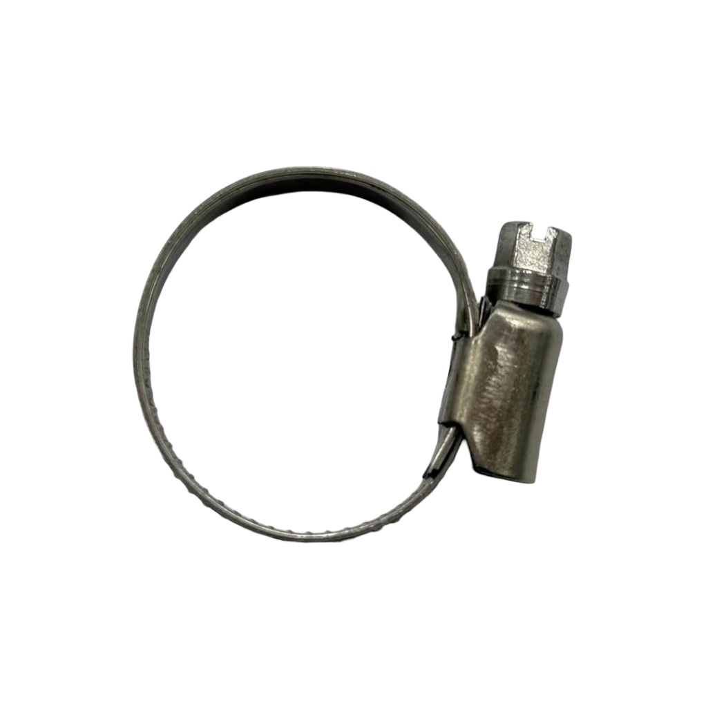 Хомут червячный, сантехнический, 20-32 мм, нержавеющая сталь, винтовое крепление