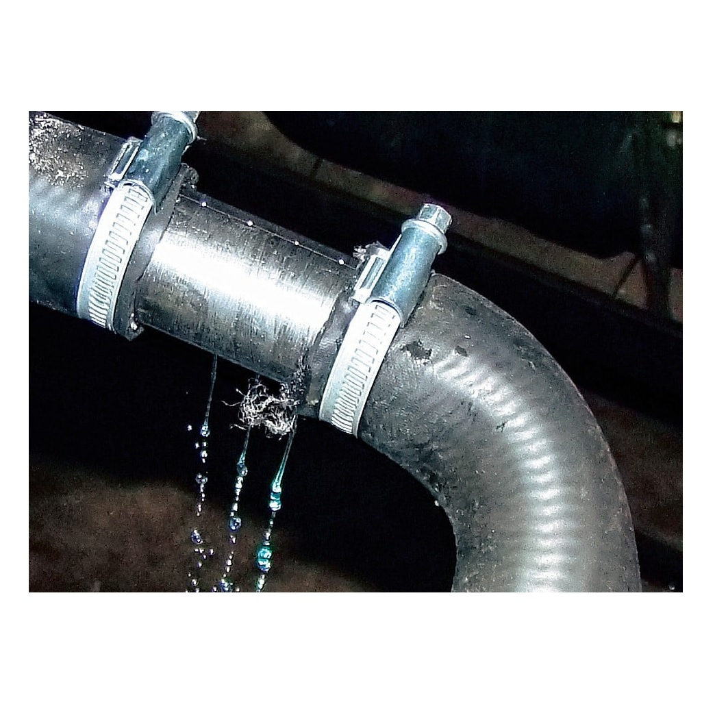 Хомут червячный, сантехнический, 20-32 мм, нержавеющая сталь, винтовое крепление