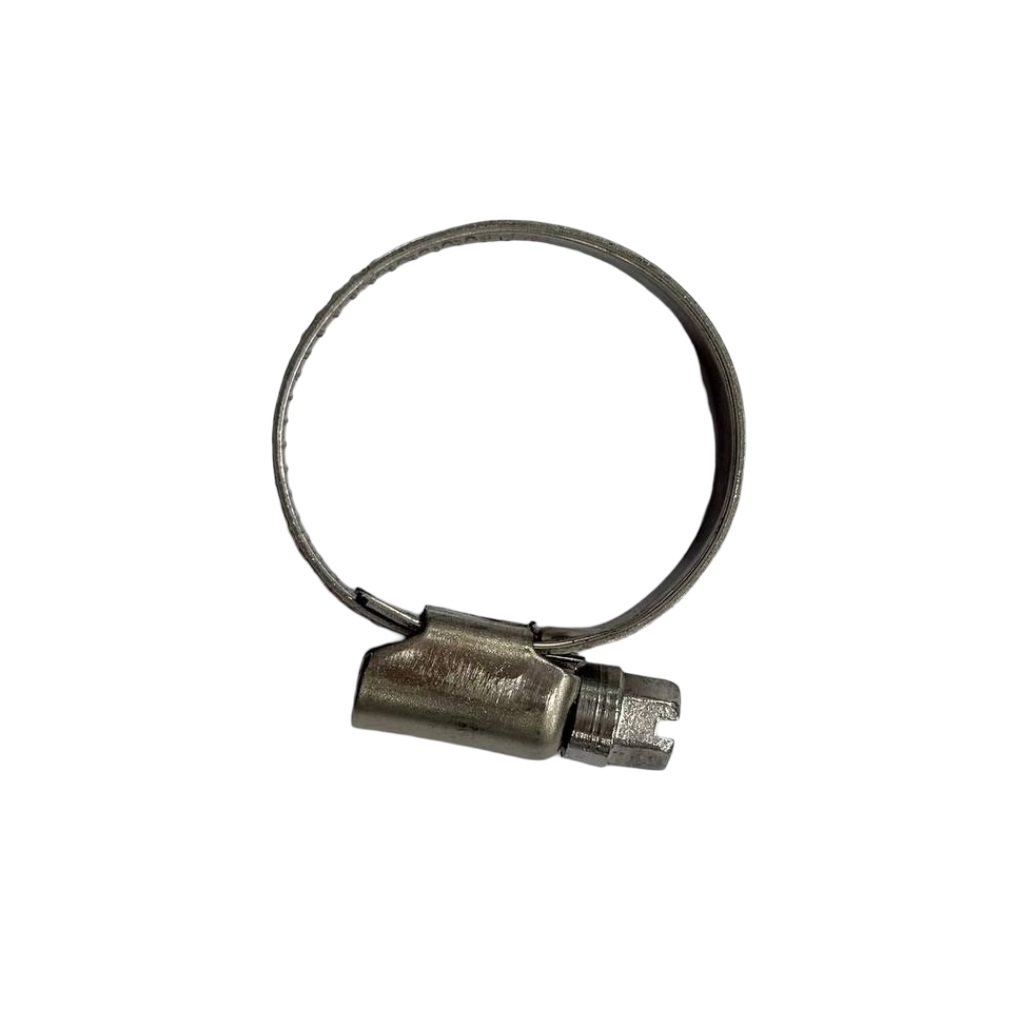 Хомут червячный, сантехнический, 20-32 мм, нержавеющая сталь, винтовое крепление