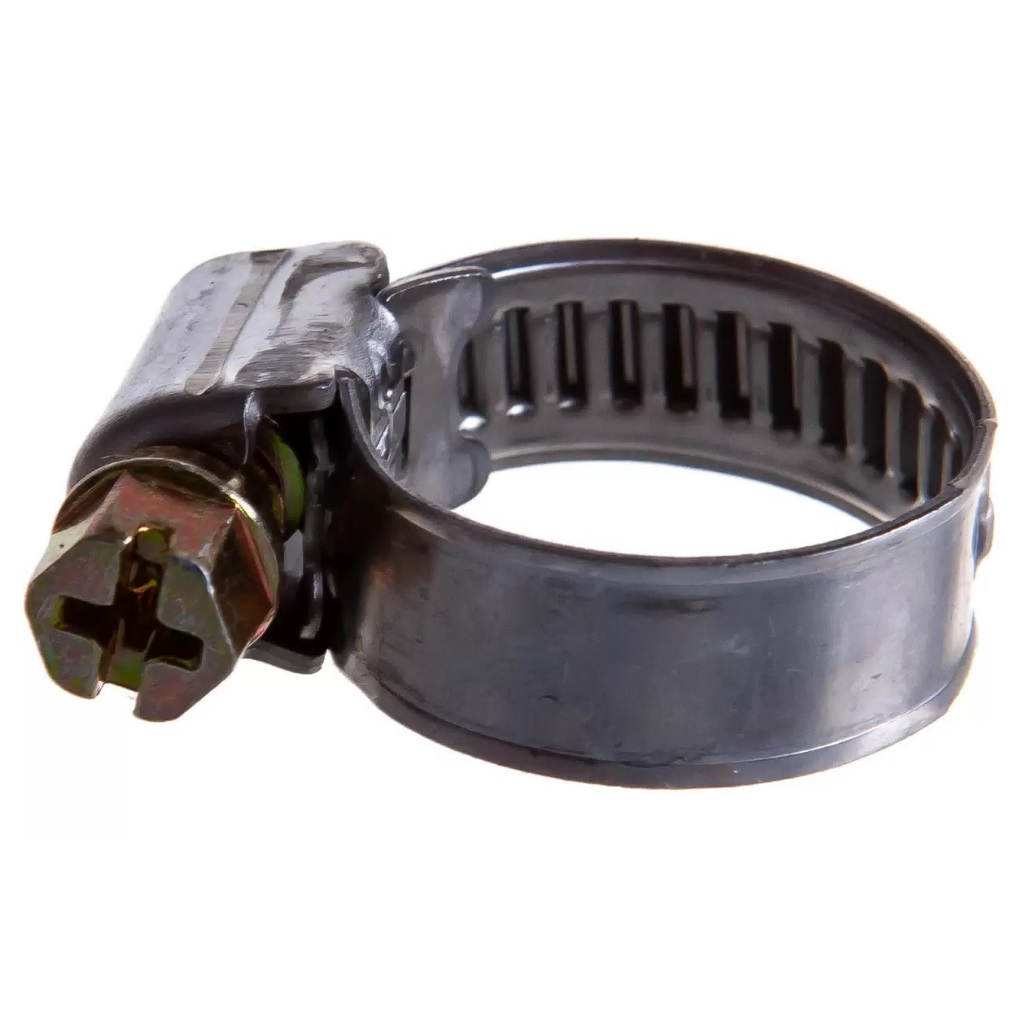 Хомут червячный Зубр Профессионал 3787-15-25, нержавеющая сталь, с накатной лентой 9 мм, 16-25 мм, в упаковке 5 штук 