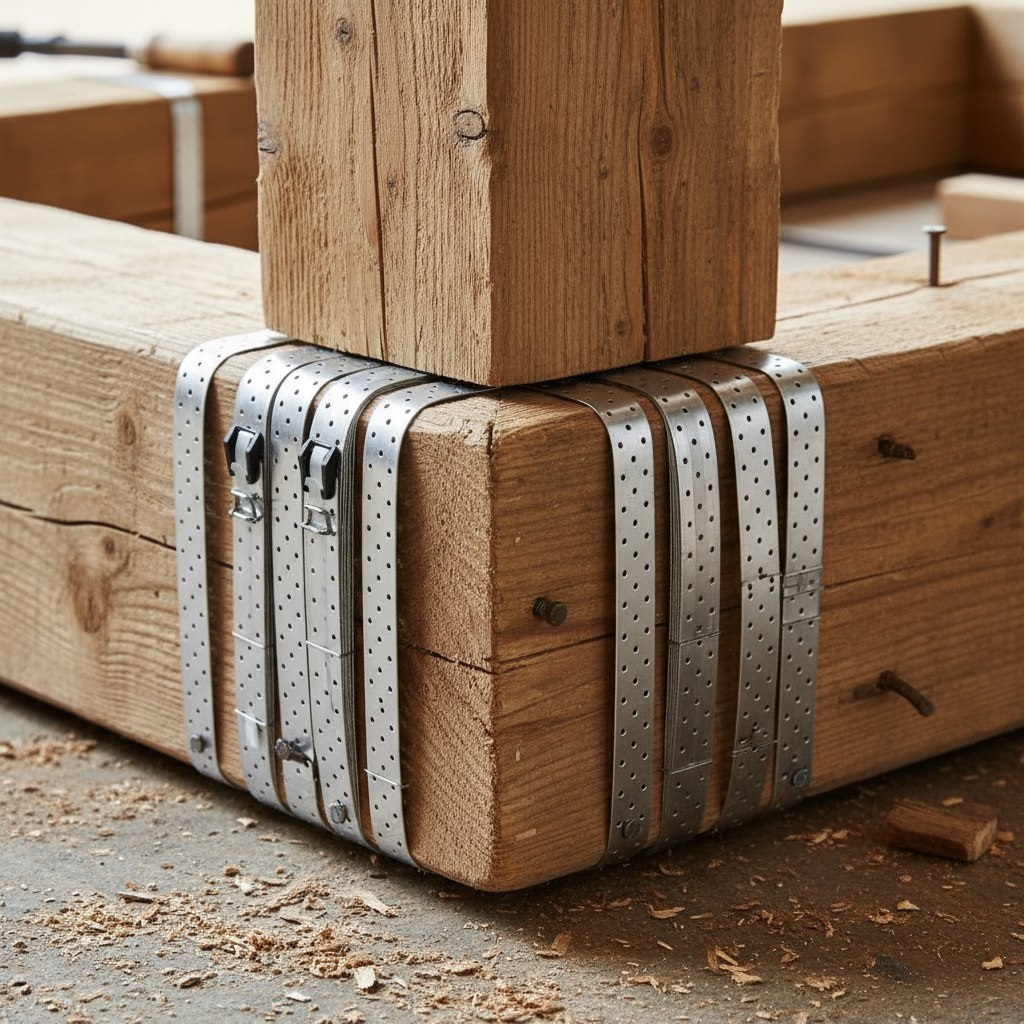 Лента монтажная LM-80*2.00, перфорированная, оцинкованная, 2х80 мм, 10 м