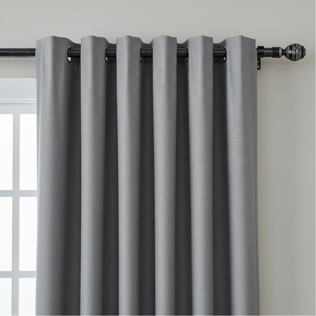 Карниз Legrand Валанс с U-шиной 2.4 м, двухрядный, черное серебро, патина