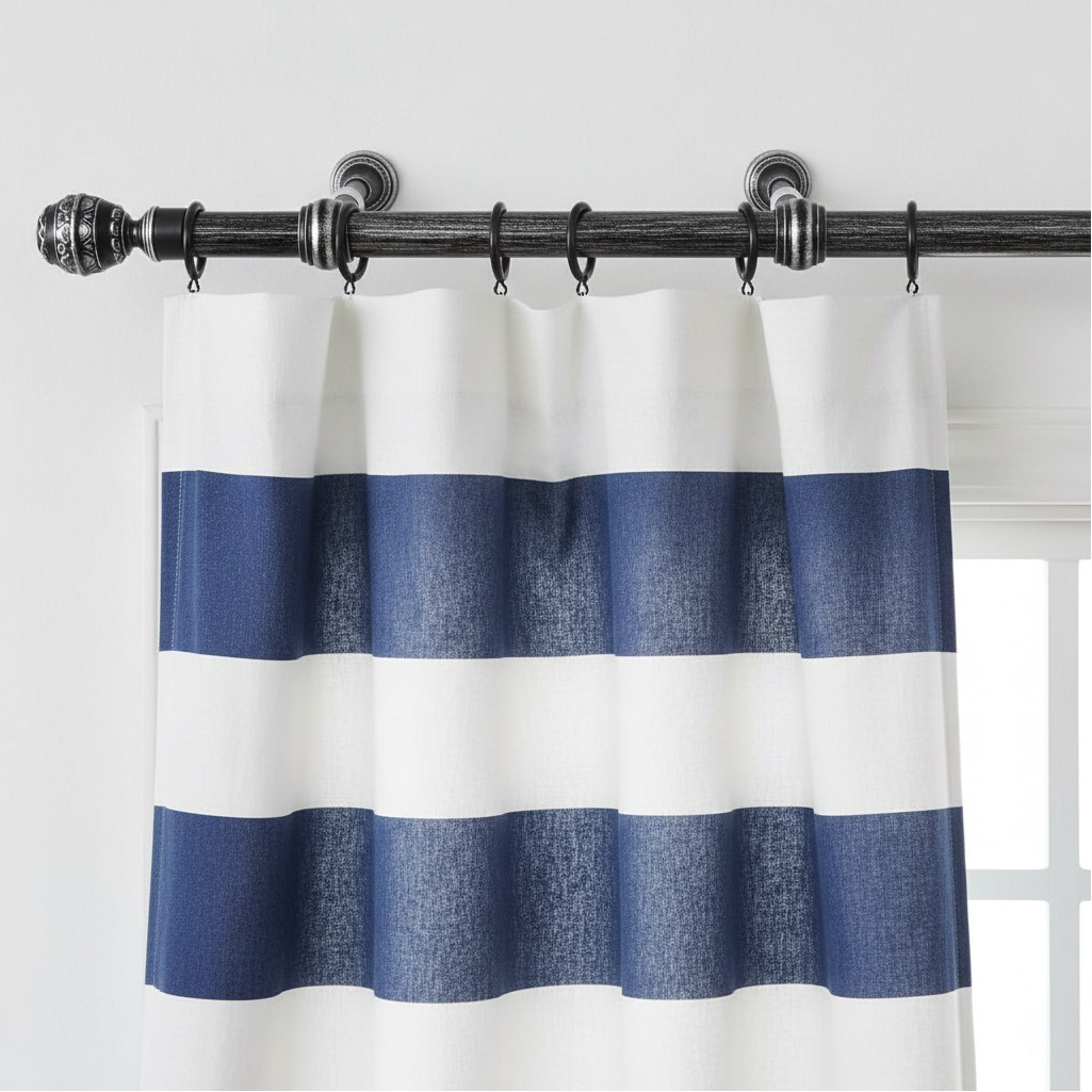 Карниз Legrand Валанс с U-шиной 2.4 м, двухрядный, черное серебро, патина