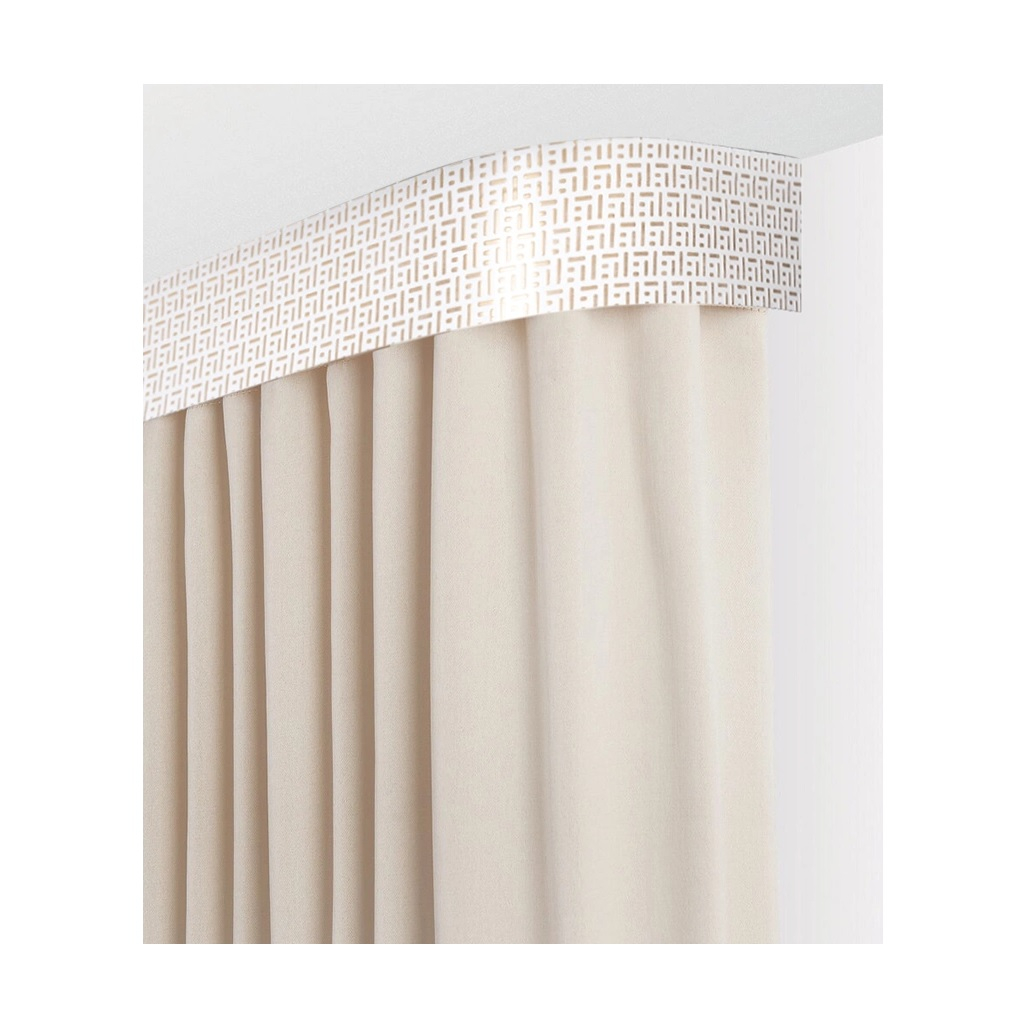 Карниз Legrand Твил 58114600, с поворотами, 2-х рядный, латунь, 3000 мм