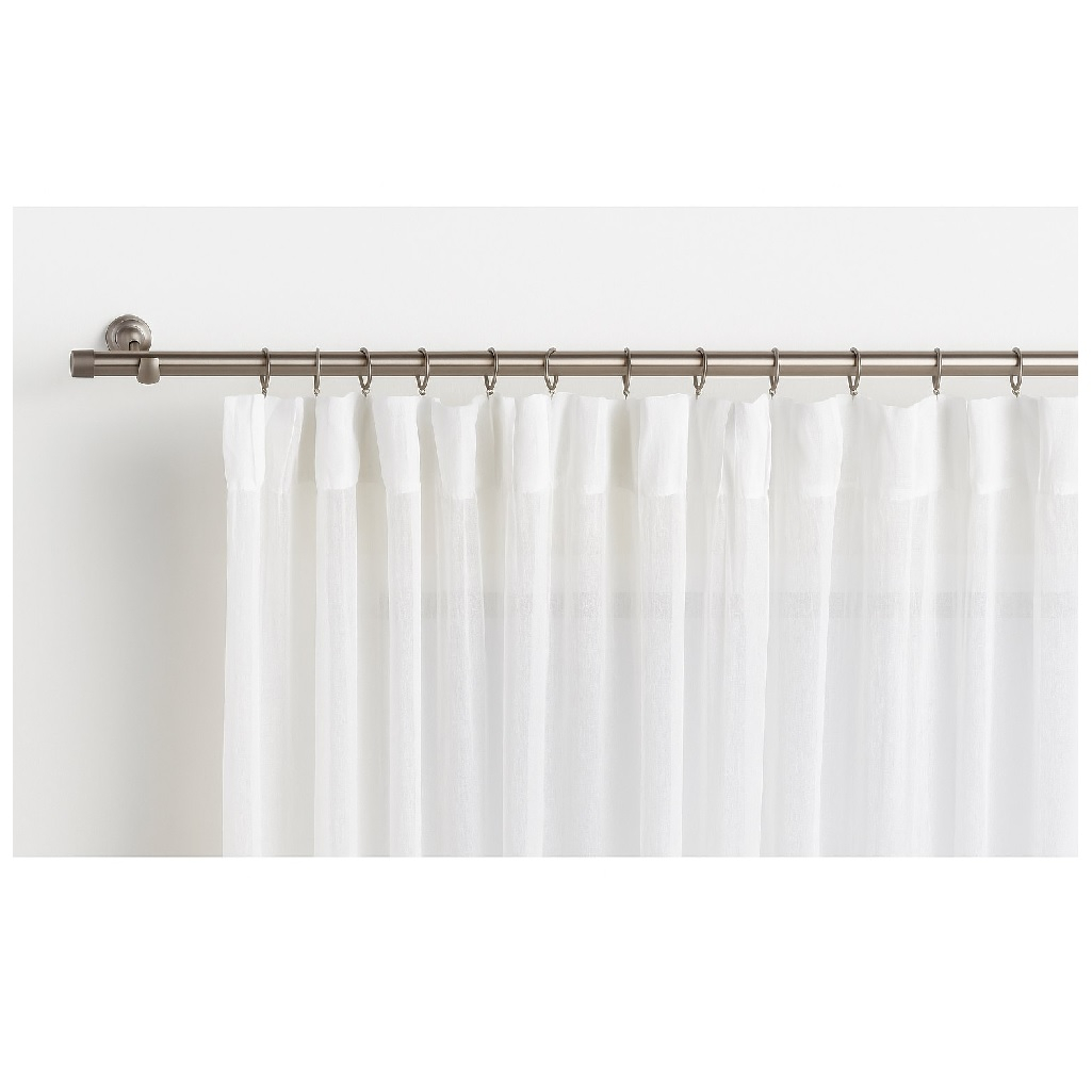 Карниз металлический АС Март Grace D19Г/19Г, двухрядный, сатин, длина 3 м