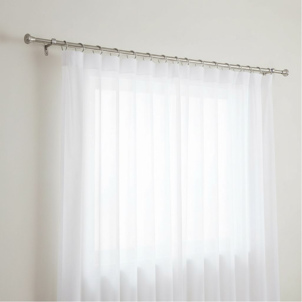 Карниз металлический АС Март Grace D19K/19Г, трубный, двухрядный, сатин, длина 3 м