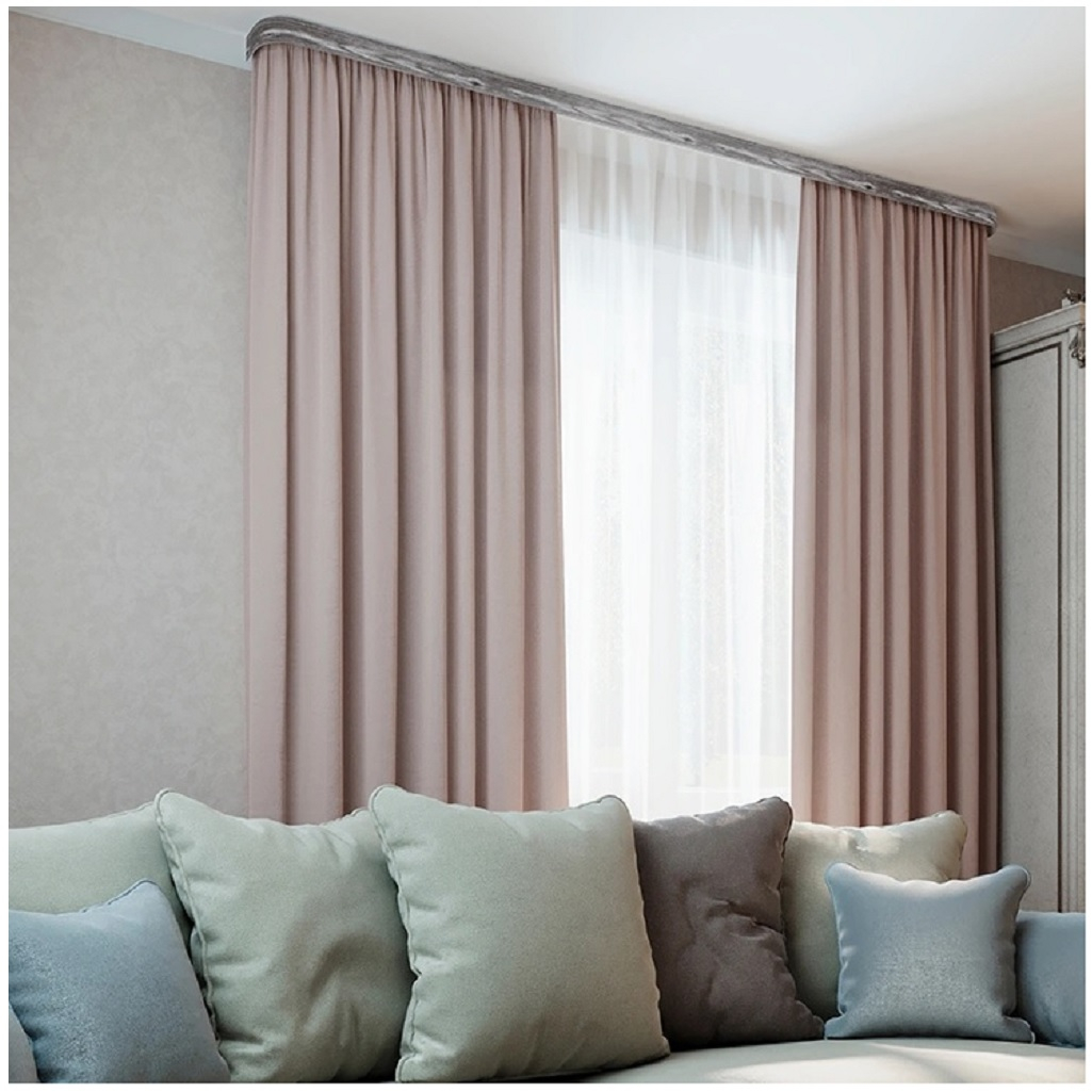 Карниз Legrand Шервуд 58146447, с поворотами, 2-х рядный, серый, 2400 мм