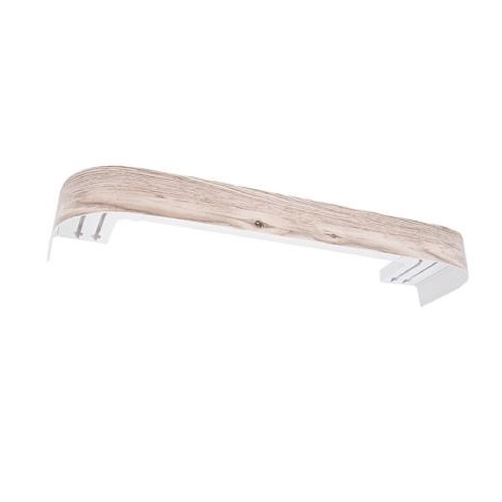 Карниз Legrand Шервуд 58146448, с поворотами, 2-х рядный, бежевый, 3000 мм