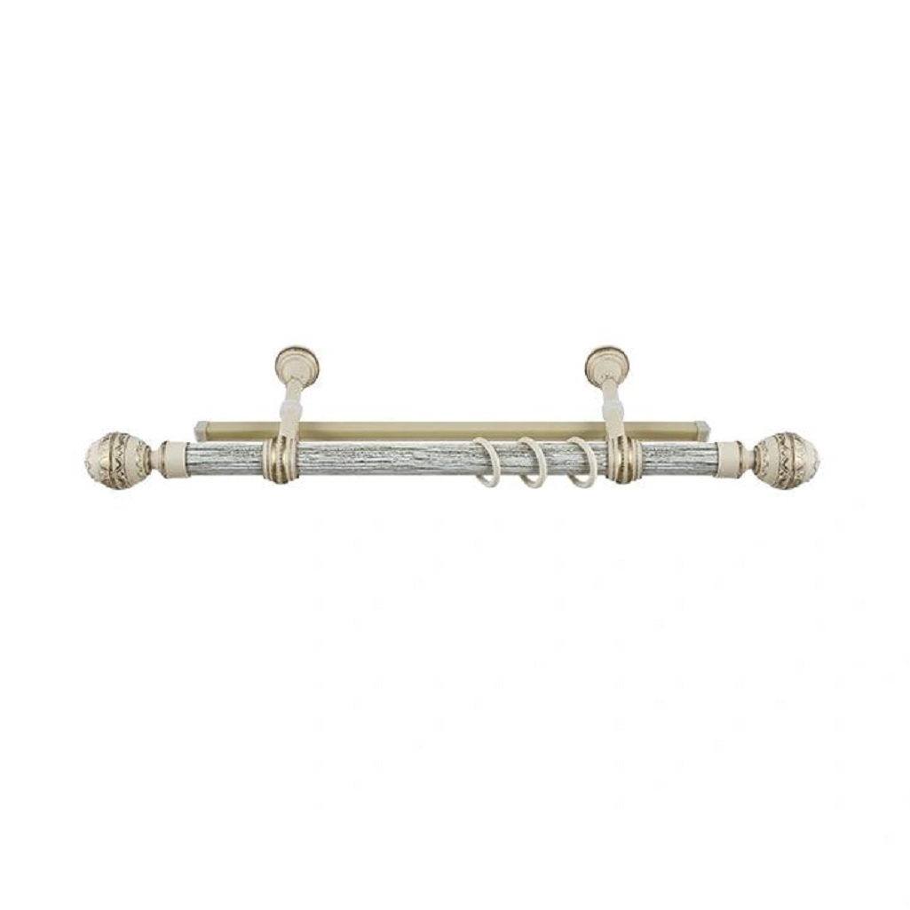 Карниз Legrand Валанс с U-шиной, 58 063 547, 2 м, 2-х рядный, чайное золото/патина
