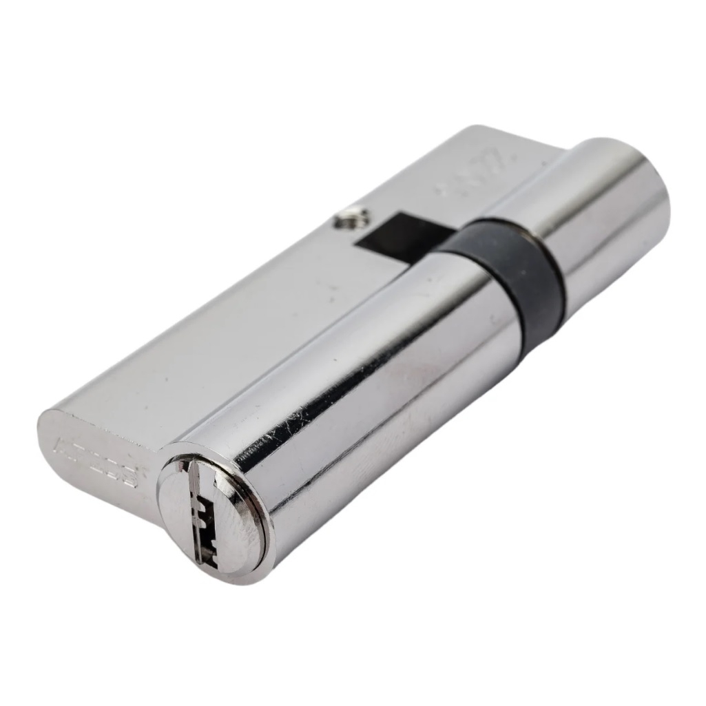 Цилиндровый механизм Apecs SM-80(30/50)-NI, 5 ключей, для всех типов дверей, латунь