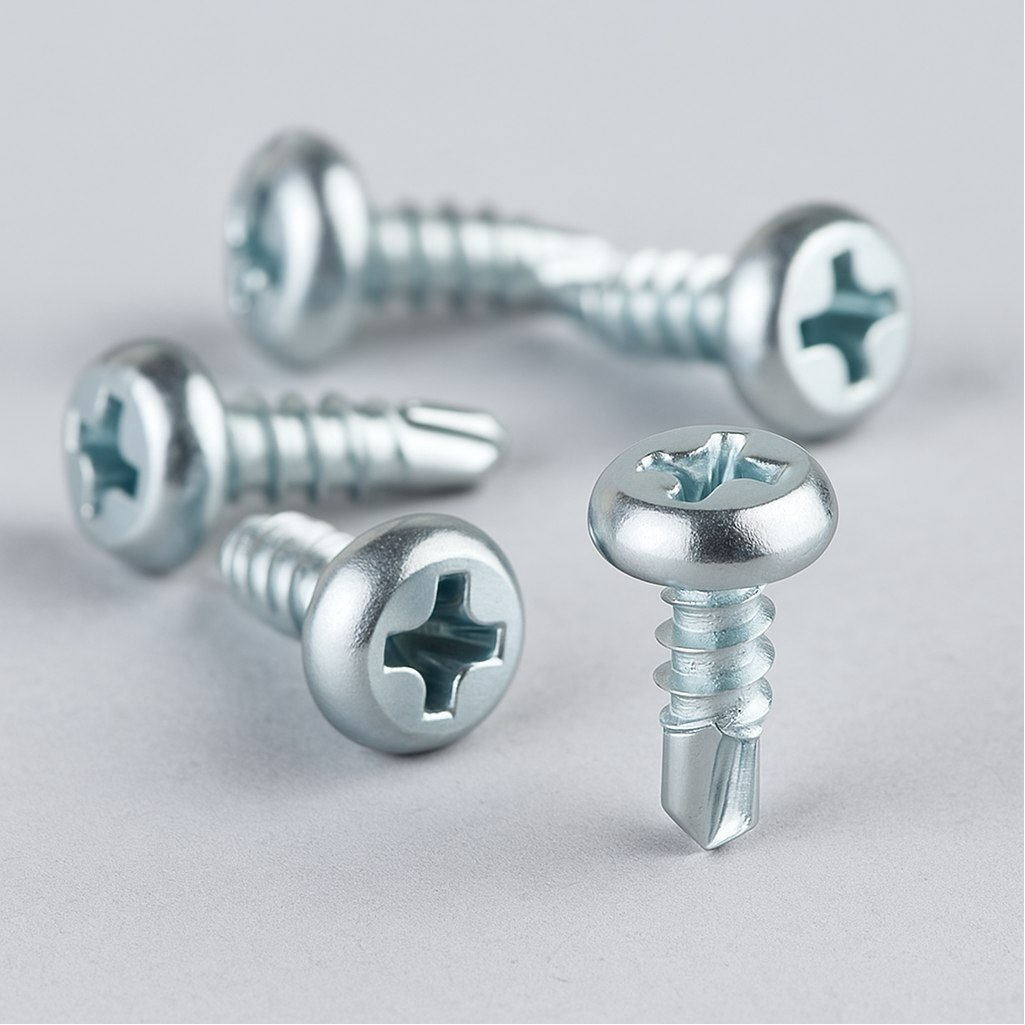 Саморез клоп оцинкованный, со сверлом, 3.5х11 мм, шлиц PH2, 1 кг