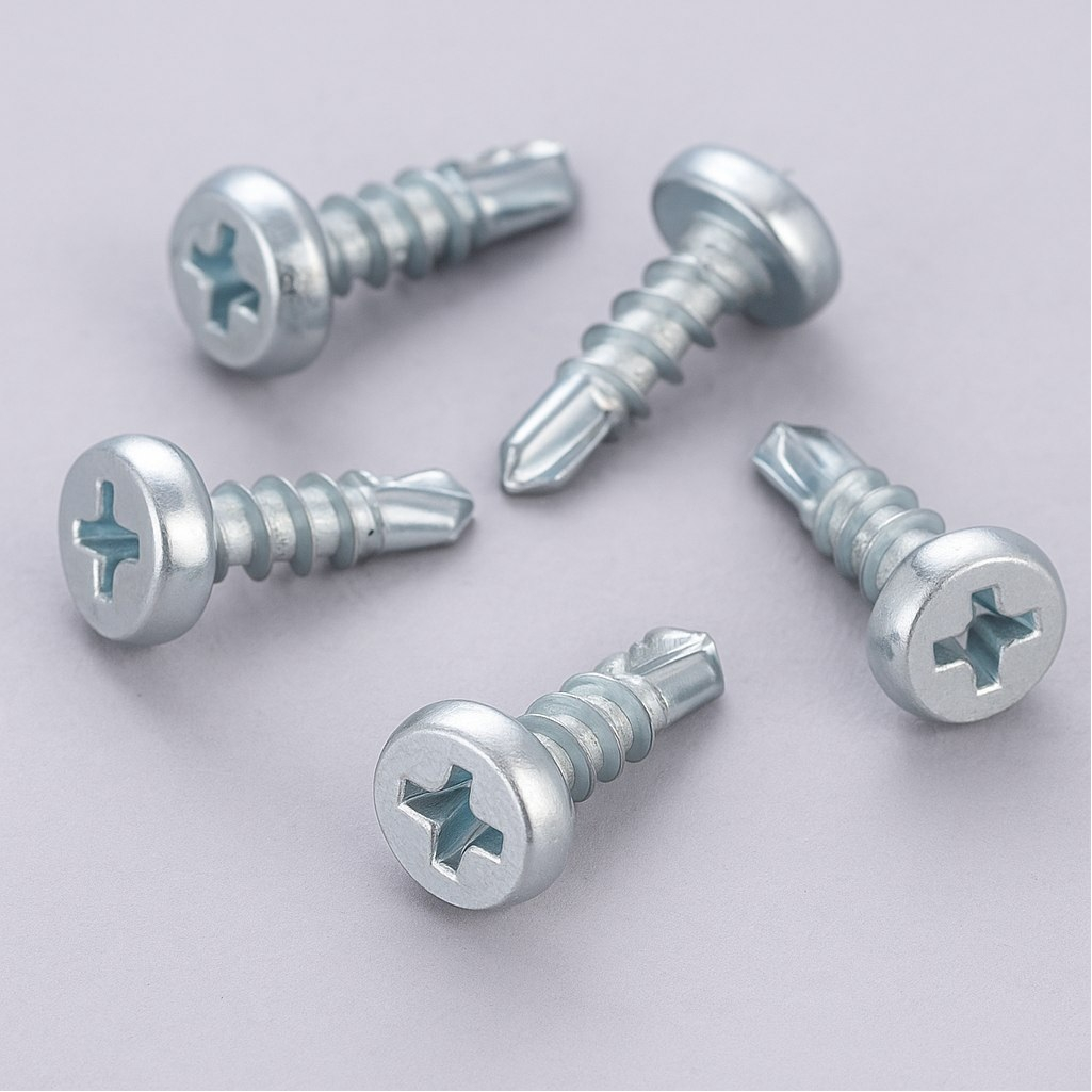 Саморез клоп оцинкованный, со сверлом, 3.5х11 мм, шлиц PH2, 1 кг