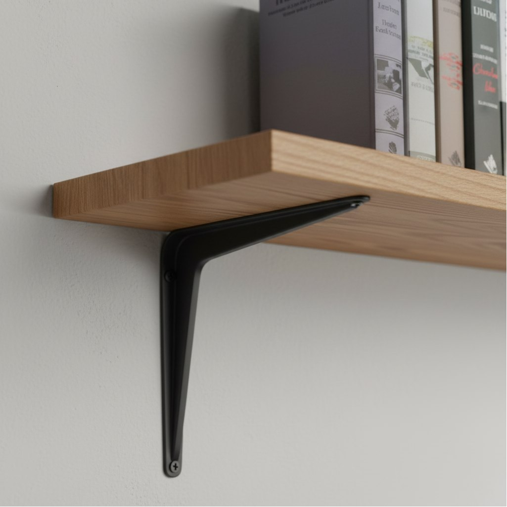 Кронштейн Apecs SB-1-300х250-BLM (B2B), для книжных полок и стеллажей