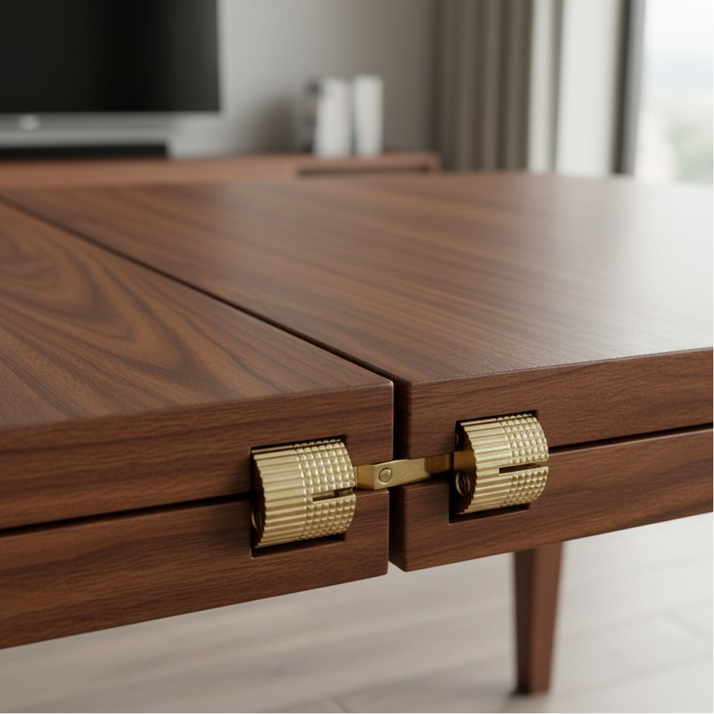 Петля потайная Tech-Krep HING D14 для плит, торцевая, латунь, толщина 20 мм