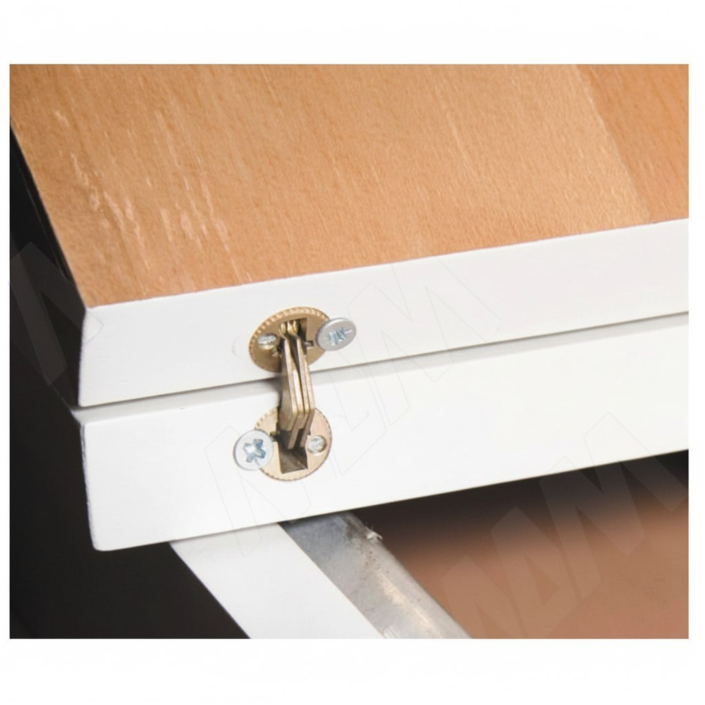 Петля потайная Tech-Krep HING D14 для плит, торцевая, латунь, толщина 20 мм