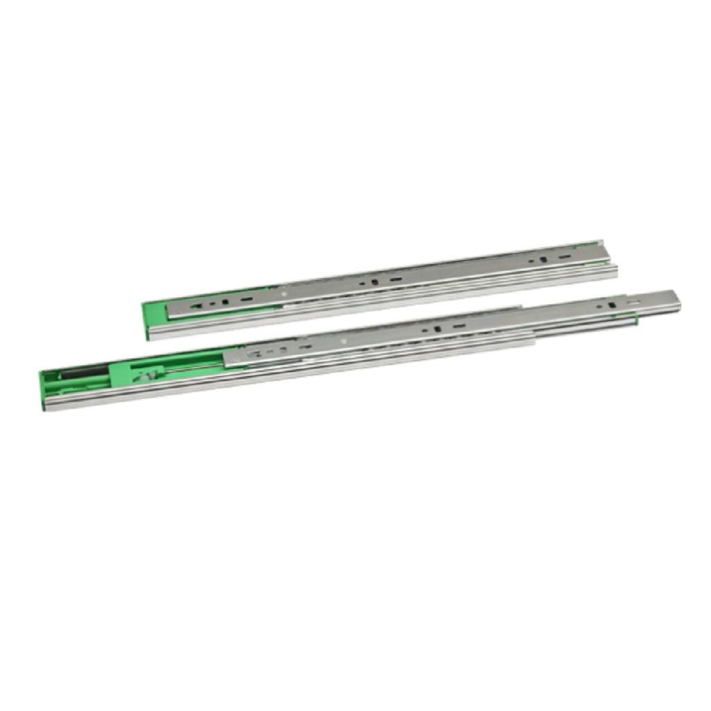 Направляющие для ящиков, шариковые, с доводчиком, длина 350 мм, высота 45 мм