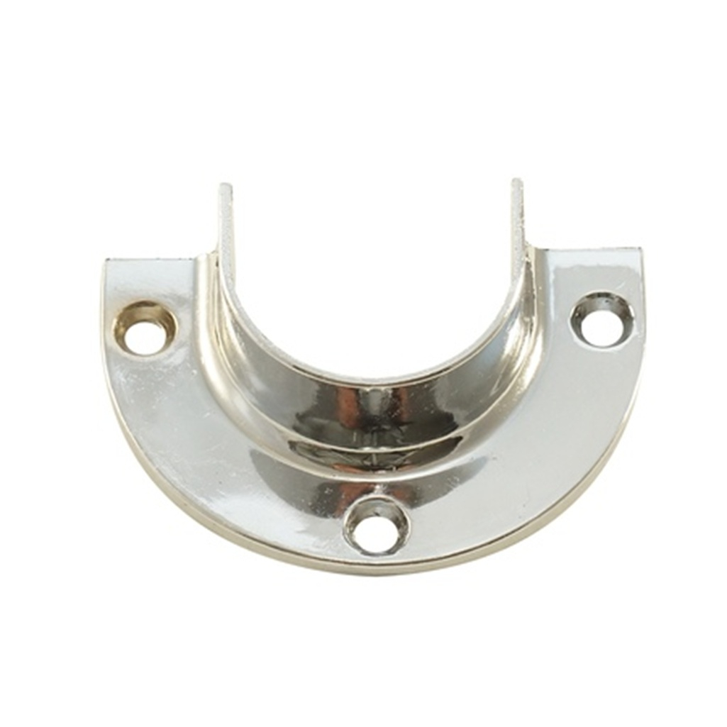 Штангодержатель Lockmart 977B, 3 отверстия, металл, хром, 25 мм