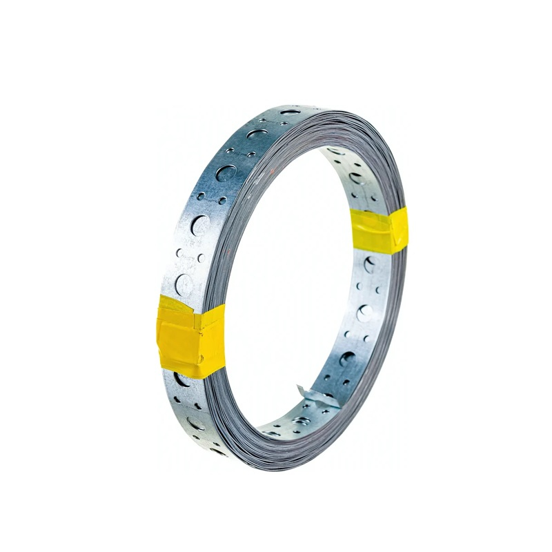 Лента монтажная перфорированная оцинкованная прямая 0,5х20мм 10м