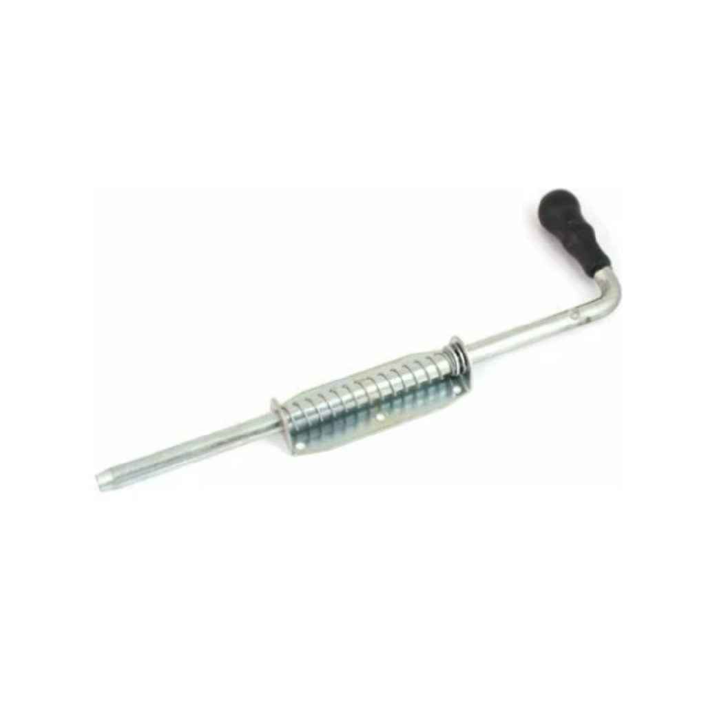 Засов гаражный, полуавтомат 004177, пружинный, длина 210 мм, цинк