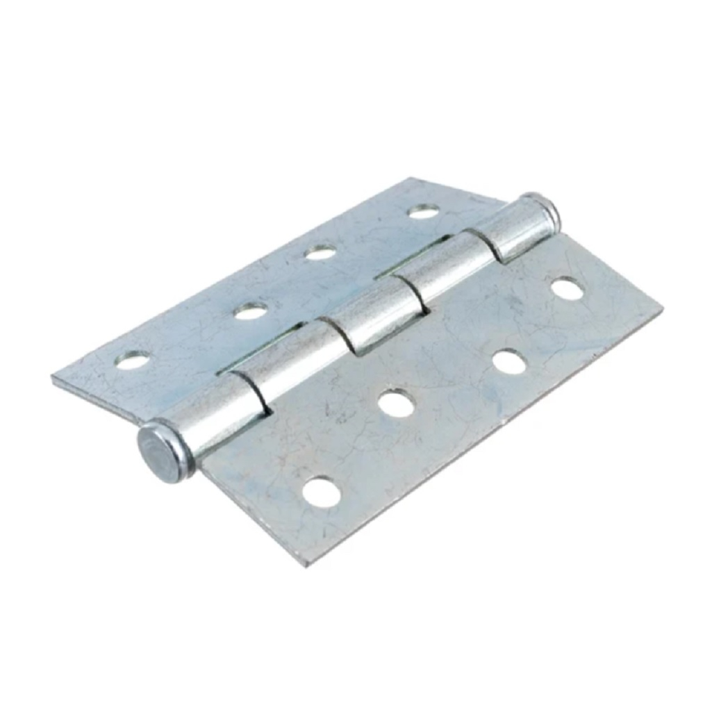 Петля накладная Металлист ПН5-100, универсальная, белый цинк