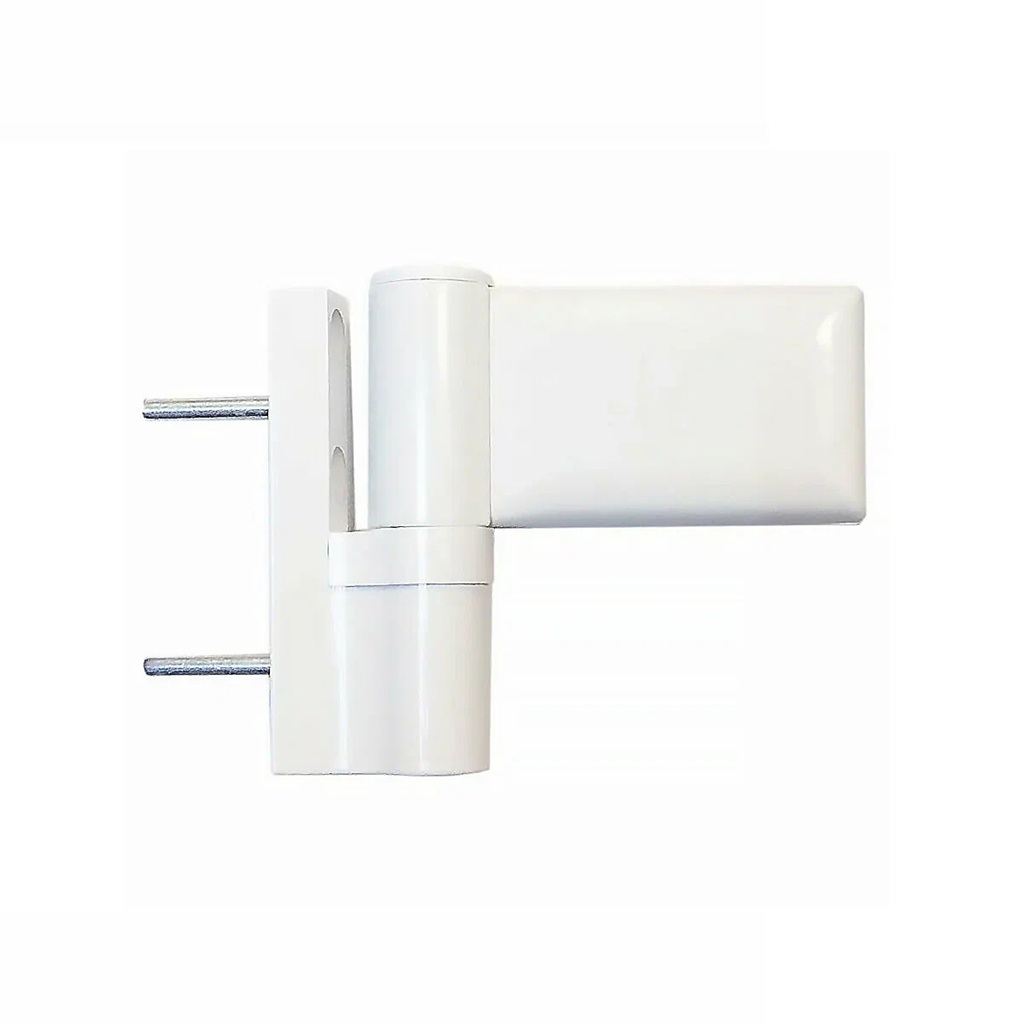 Петля для пластиковых дверей ПД-V до 150 кг, универсальная, металл, белая