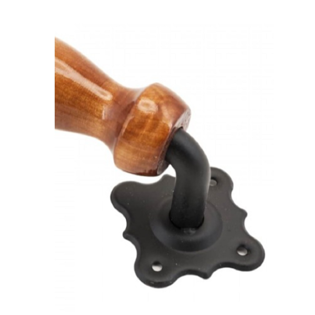 Ручка декоративная Domart, мод. 11, 012300, сталь, черная, 280 мм