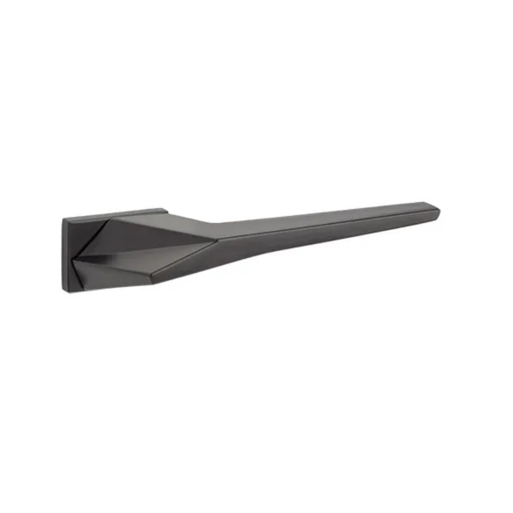 Ручки дверные Code Deco Fusion H-100155-A-BLM, алюминий, черный матовый