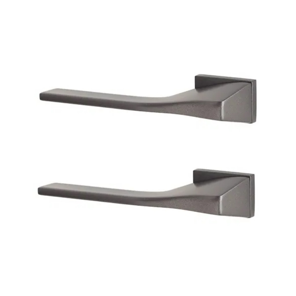 Ручки дверные Code Deco Fusion H-100156-A-GRF, алюминий, графит