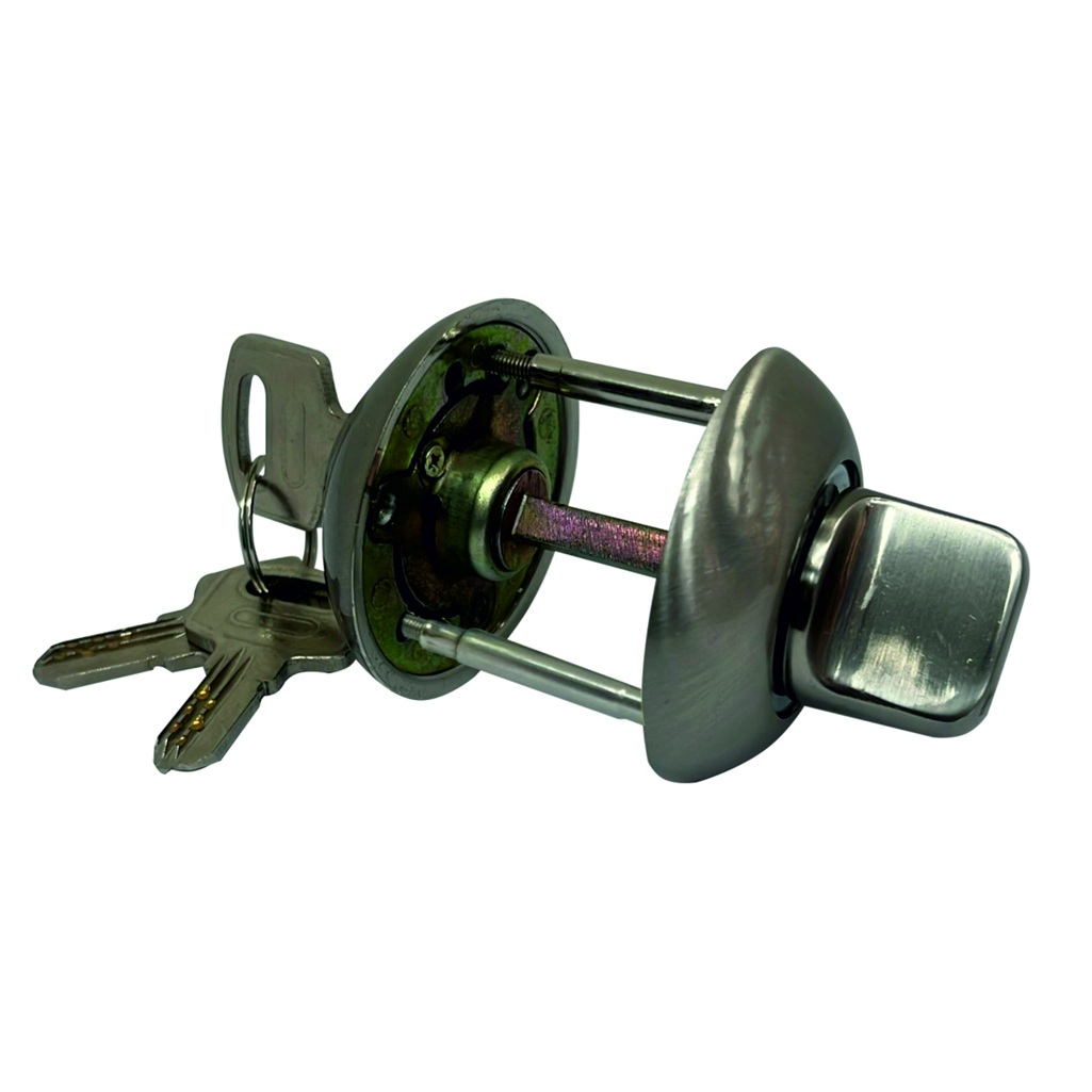 Накладка-фиксатор Maxi Locks RW1ET SN/CP с ключом, матовый никель, хром