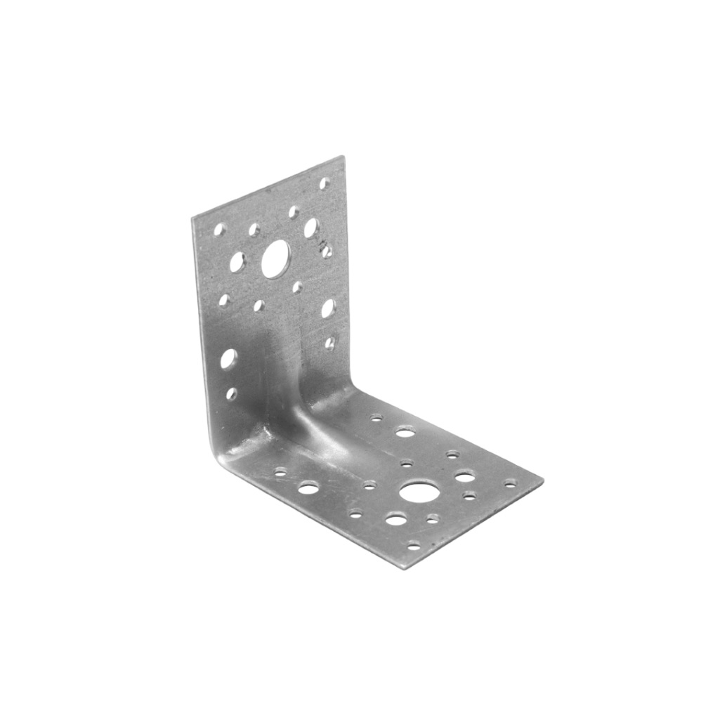 Уголок крепежный A-KUU-90х65, усиленный 90х90х65х1.8 мм, оцинкованная сталь 