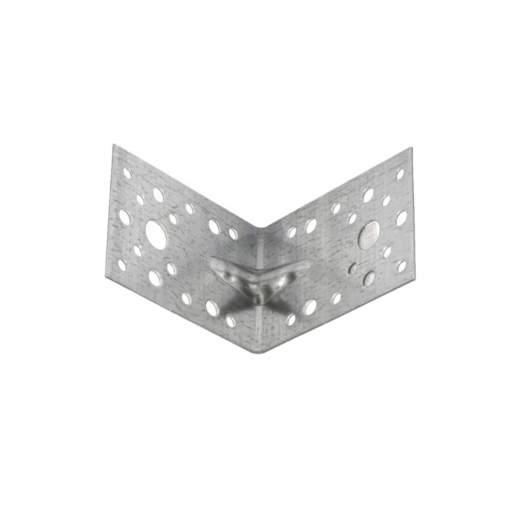 Уголок крепежный A-KUU-90х65, усиленный 90х90х65х1.8 мм, оцинкованная сталь 