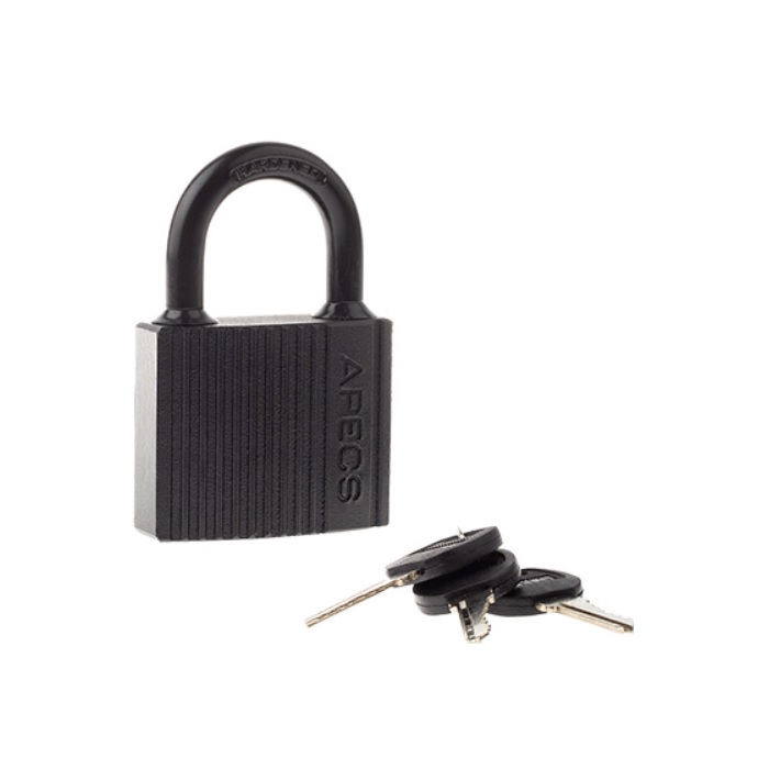 Замок навесной Apecs 34469, PD-06-63-Blister, d 9.8 мм, защита от влаги, двухсторонняя фиксация, чугун