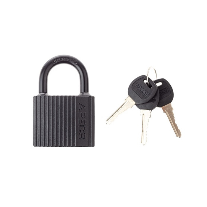 Замок навесной Apecs 34469, PD-06-63-Blister, d 9.8 мм, защита от влаги, двухсторонняя фиксация, чугун