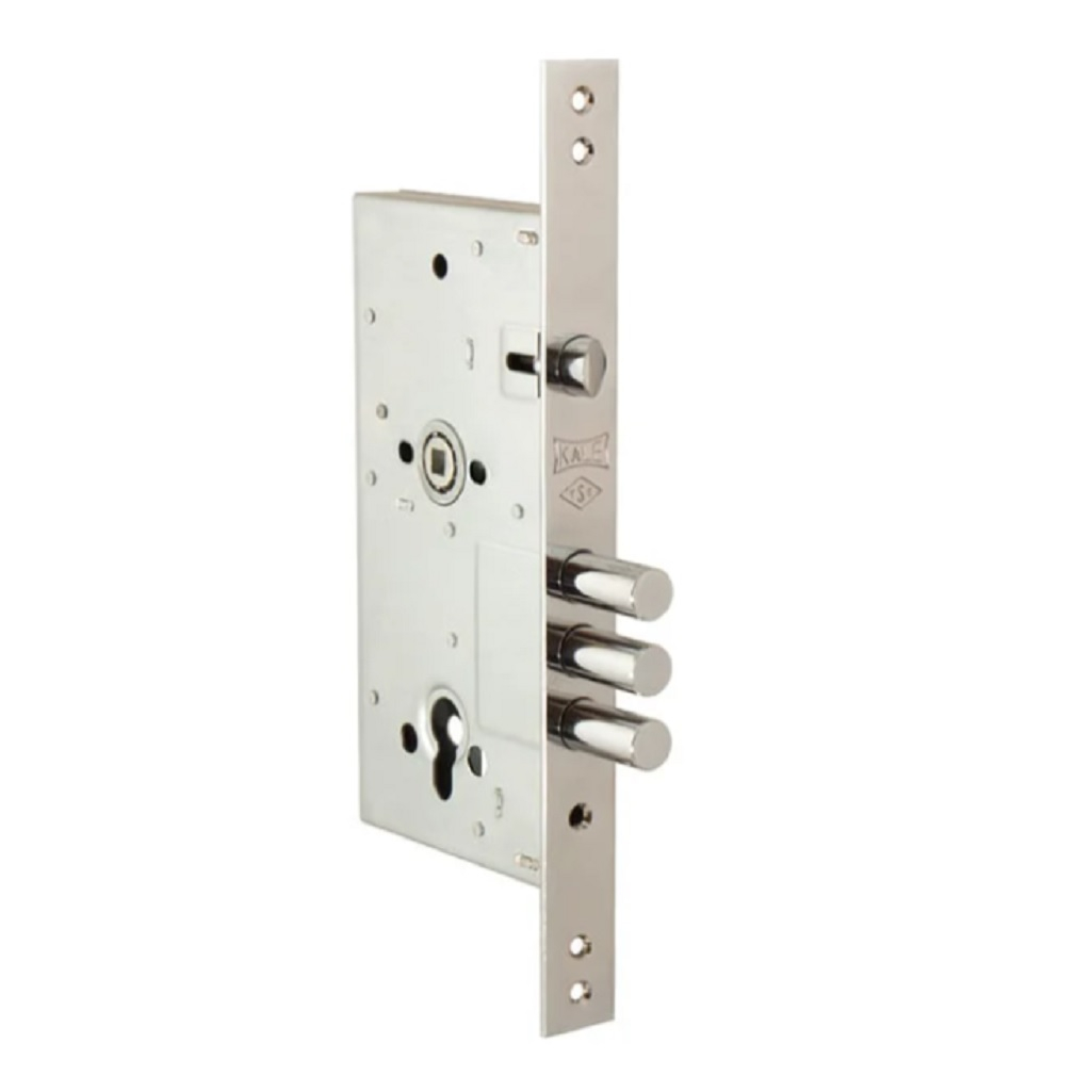 Корпус врезного замка Kale Kilit 252/R w/b, 002427, с защелкой, латунь