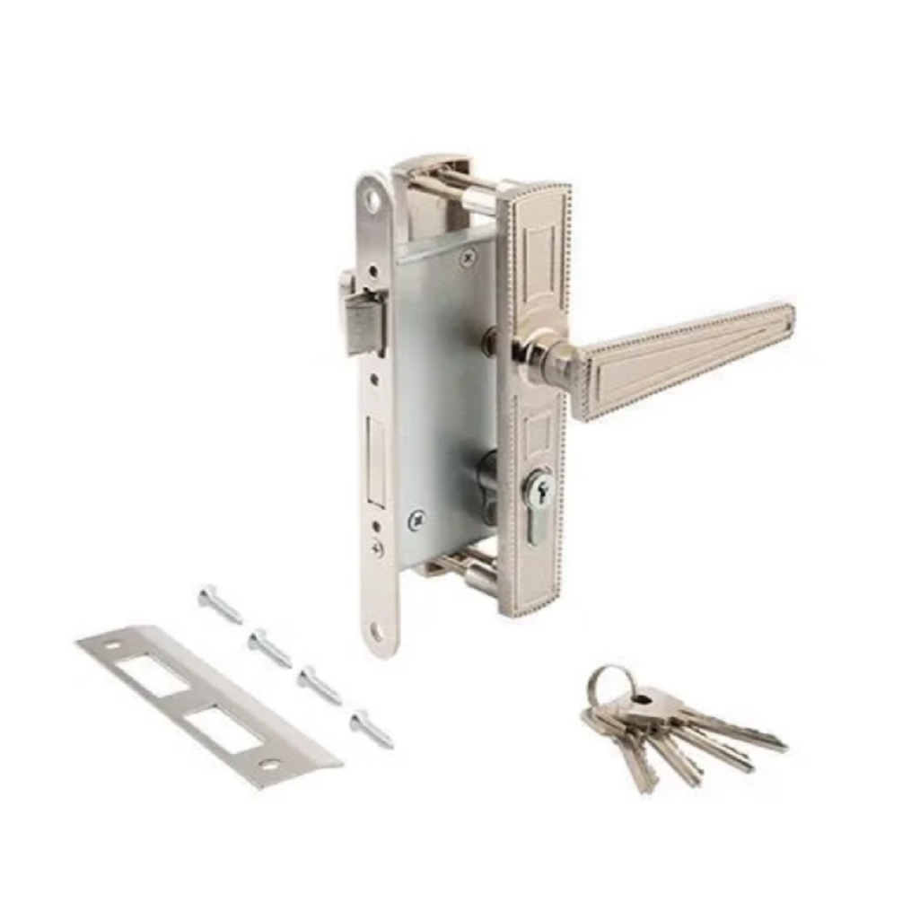 Замок врезной Avers 1611/70-CR, с защелкой, для деревянных дверей