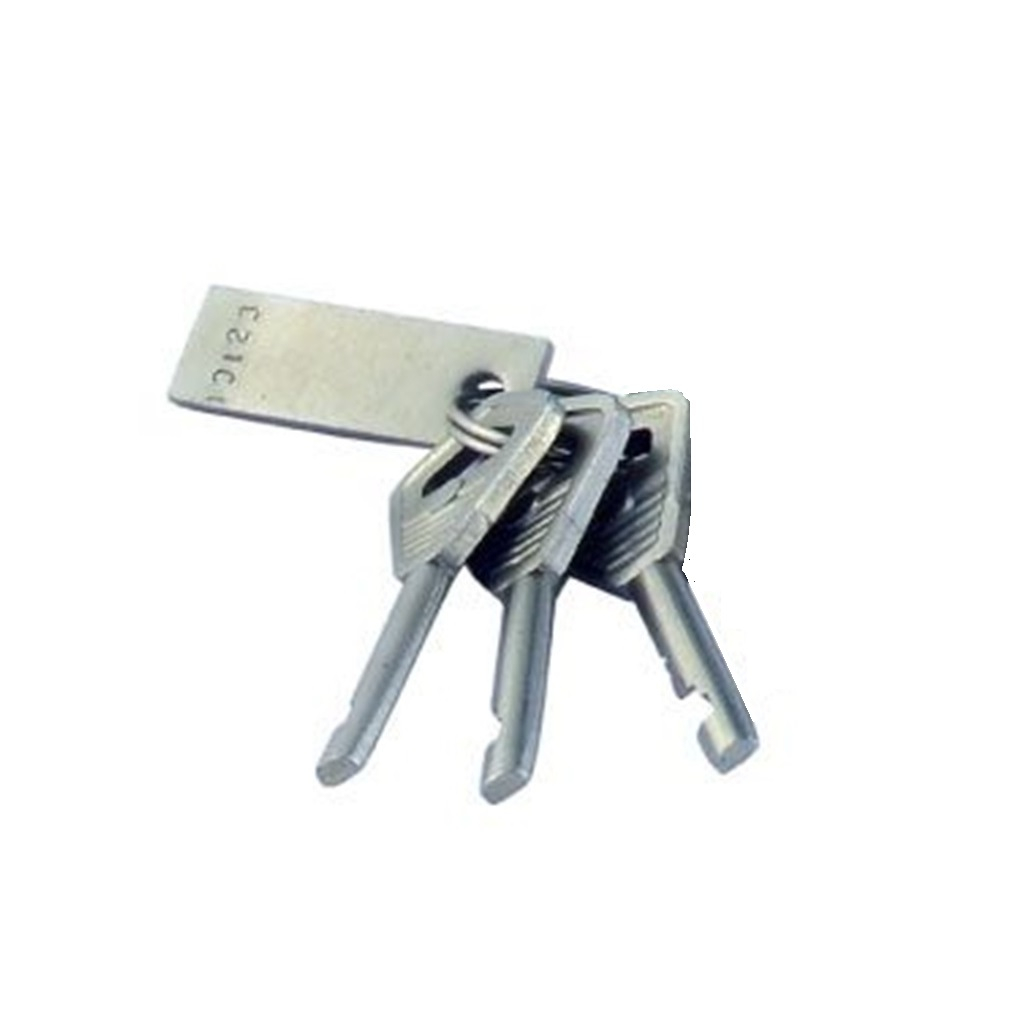 Замок врезной Зенит 3В4Д ШО-25, цилиндровый, никель, ручка черная