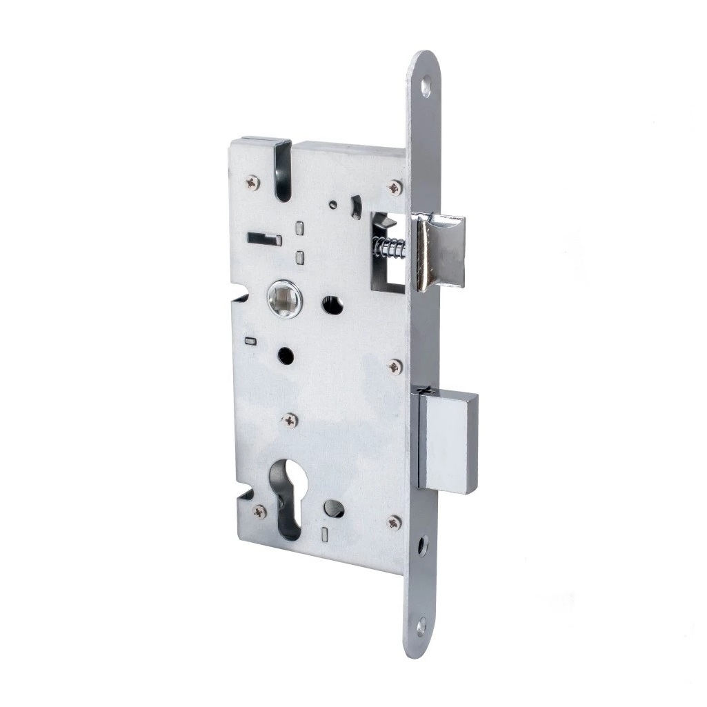 Замок врезной Crit ЗВ-72/55, м/о 72 мм, цилиндровый механизм, универсальная установка, сталь