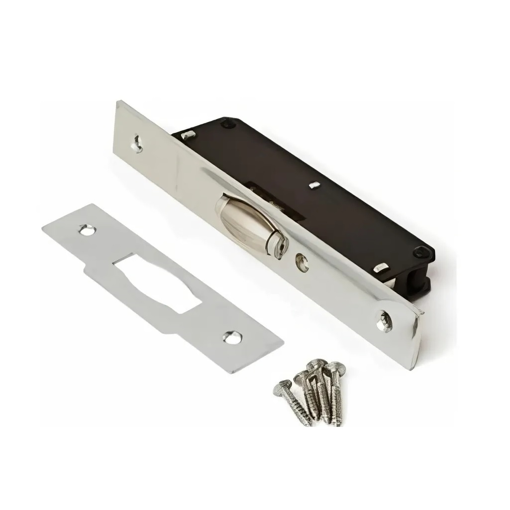 Роликовый фиксатор Apecs R-0002-CR, 17216,  для межкомнатных дверей, сталь, хром