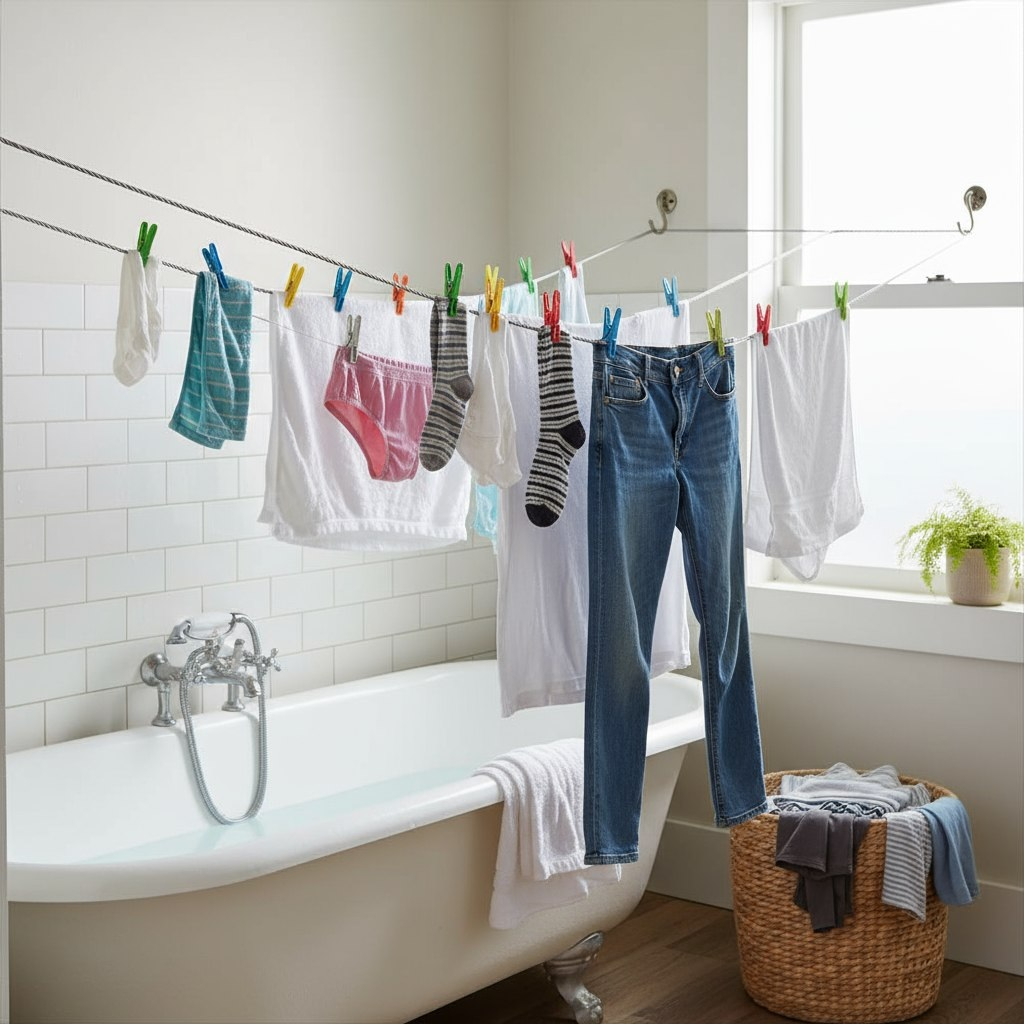 Трос металлополимерный, для белья, прозрачный, диаметр 4 мм, длина 20 м