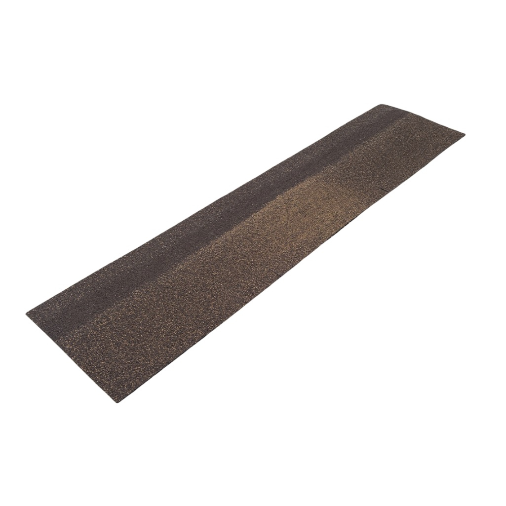 Коньково-карнизная гибкая черепица Технониколь Architect, коричневый, упаковка 5 кв.м.