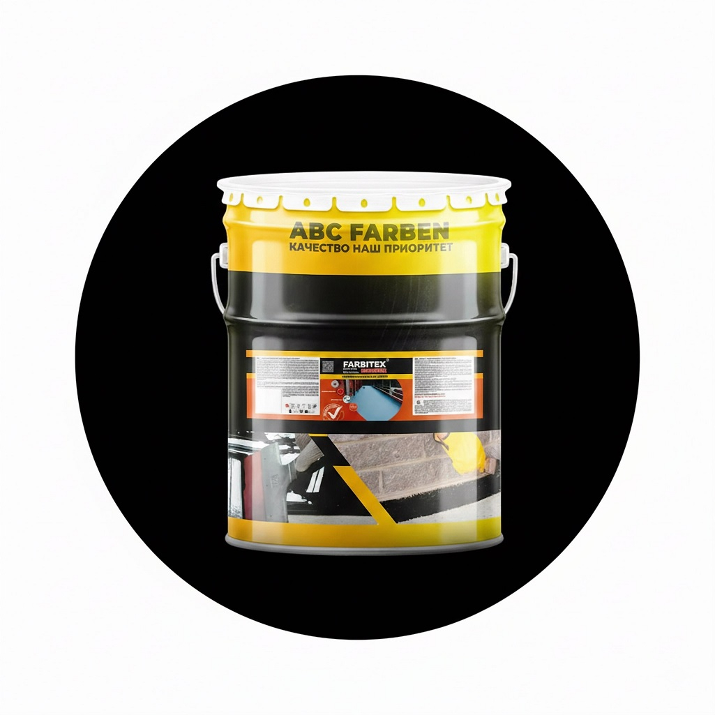 Мастика битумно-резиновая Fabritex, гидроизоляционная, для кровли, 17 кг 